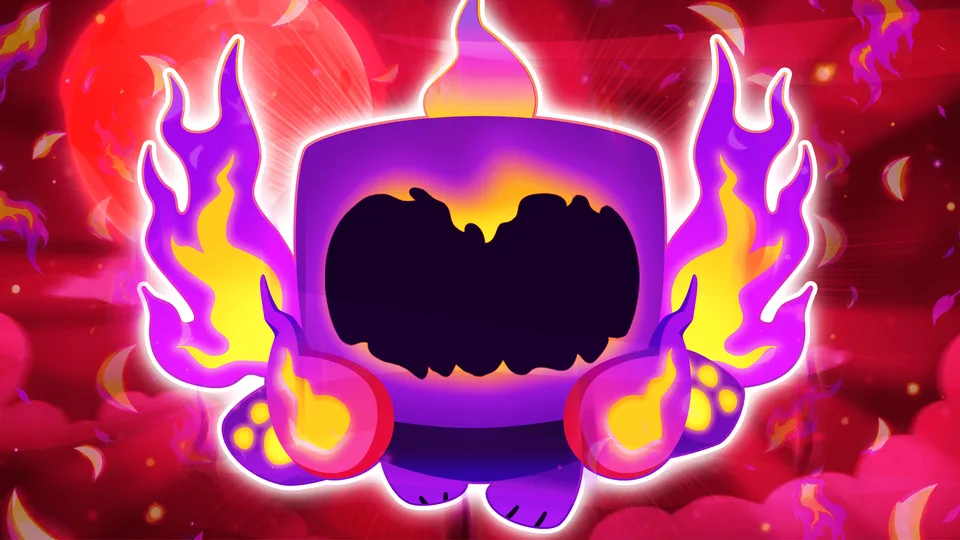 Blood Moon key art posted with the Pet Simulator 99 update on October 10, 2026